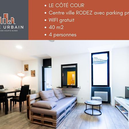Appartement Le Cote Cour à Rodez Extérieur photo